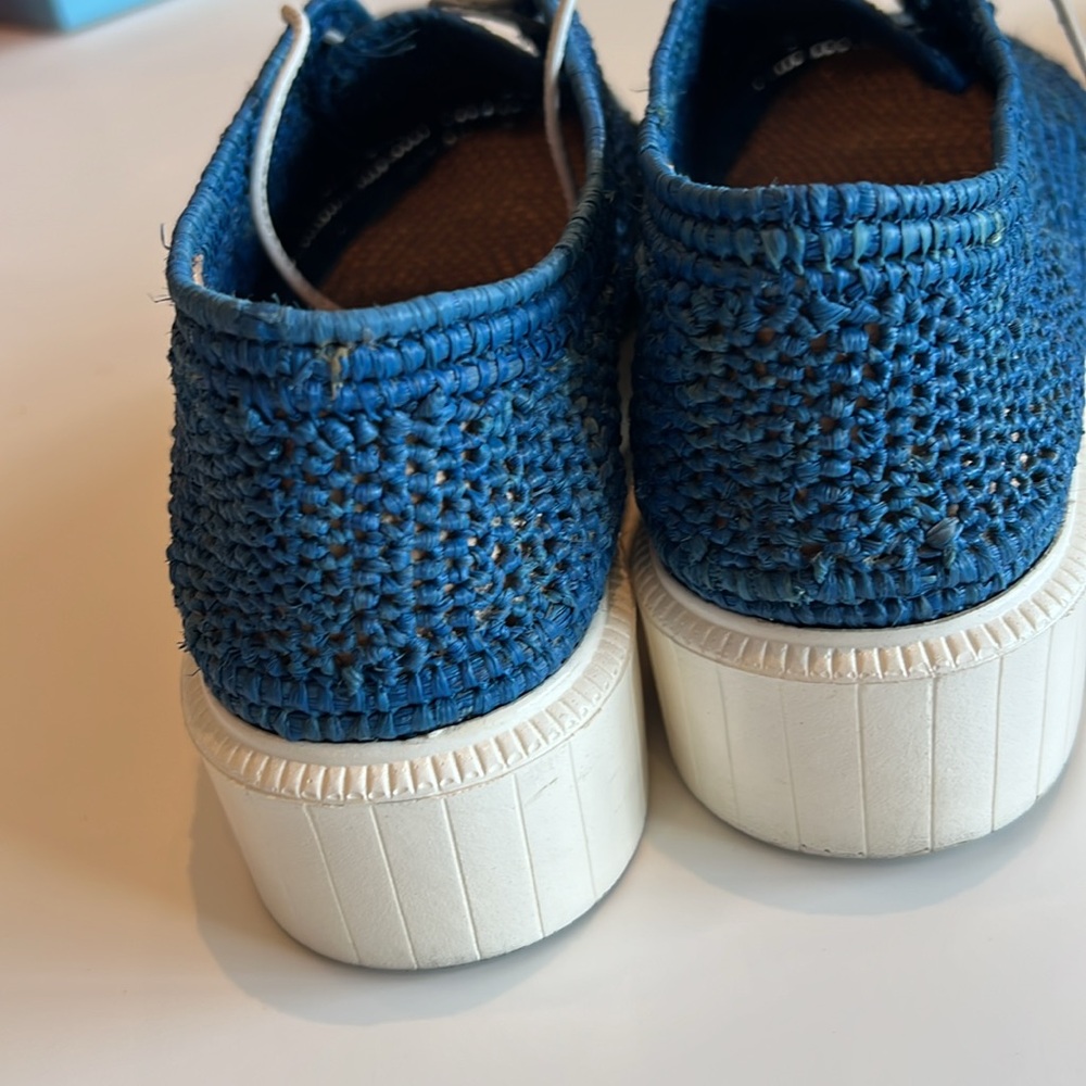 Robert Clergerie Blue Woven Sneakers for Casual Comfort - Picture 4 of 6